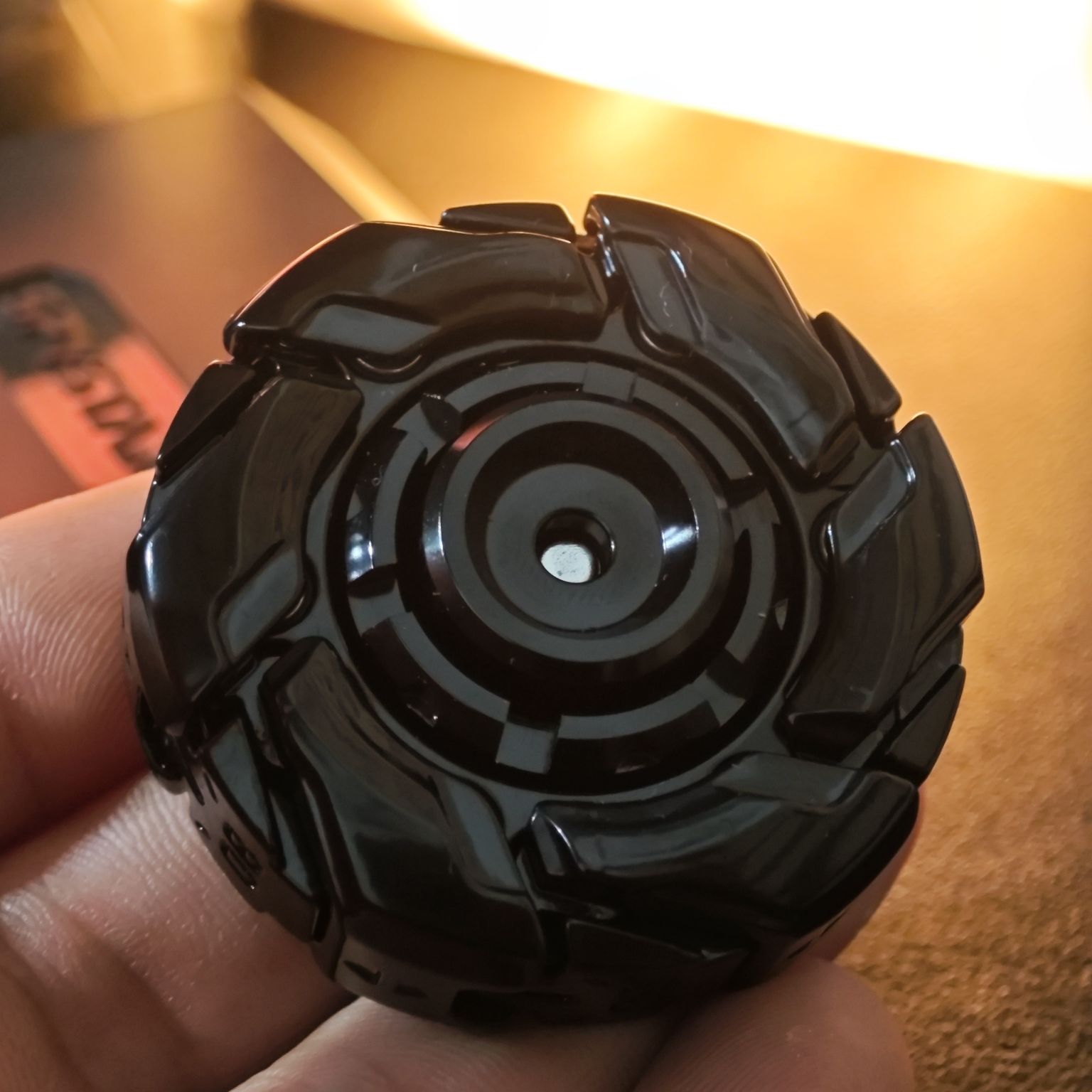 Grumpy 08 Metal Fidget Spinner - Rotating Open Armor EDC Toy for Adults