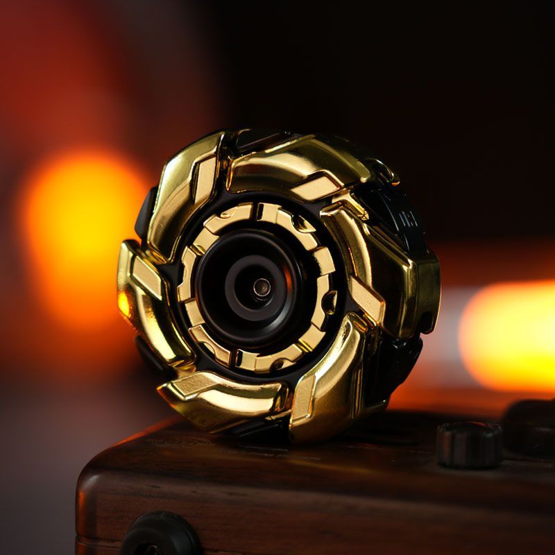 Grumpy 08 Metal Fidget Spinner - Rotating Open Armor EDC Toy for Adults