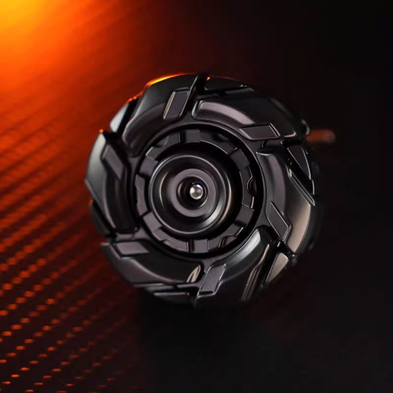 Grumpy 08 Metal Fidget Spinner - Rotating Open Armor EDC Toy for Adults