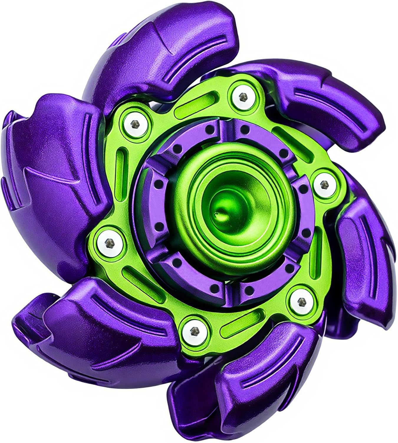 Pillbug Fidget Spinner, Open Armor Metal Fidget Spinners for Adults, Alloy EDC Fidget Toys Adults Stress Relief Toy Executive Desk Toy for ADHD, ADD & Autism (Black)