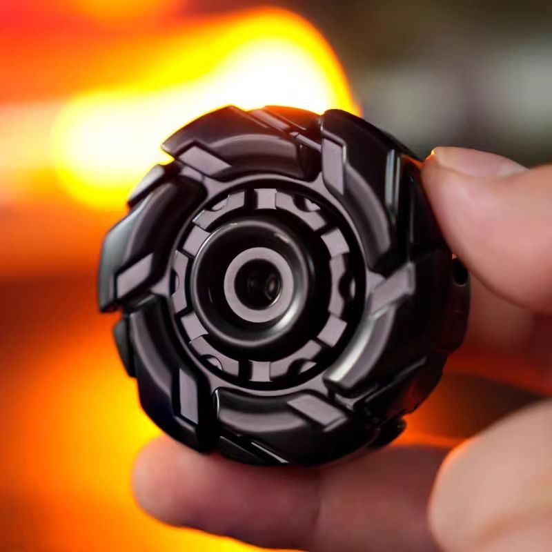 Grumpy 08 Metal Fidget Spinner - Rotating Open Armor EDC Toy for Adults